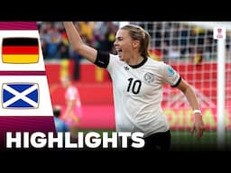 Germany vs Scotland | Highlights | UEFA Women's Nations League 08-04-2025
