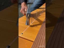 Carpenter Just Nailing the Wood