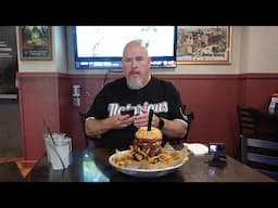 Attempting an eating challenge right next to the prettiest woman I ever saw