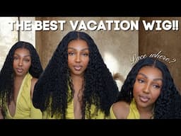 Lace Where?!  🔥 | The Best Vacation Wig Ever | Easy To Melt Lace And Define Curls | Ft Asteria Hair