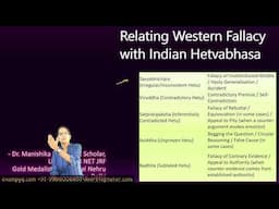 Relate Western Fallacy with Indian Hetvabhasa: UGC NET Paper 1 (Complete Lectures doorsteptutor.com)
