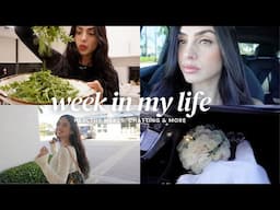 spend a week with me l morning routine, healthy meals, chatting, & more...