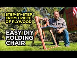 DIY American Flag Folding Chair Build | French Design Meets American Grit