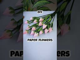 Ye Paper ke Flowers banane bahot asan hain ##flowers #papercraft #craft
