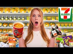 24 hours ONLY eating Japan 7/11 food