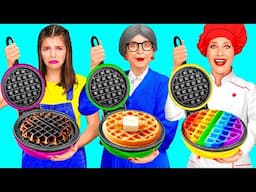 Me vs Grandma Cooking Challenge | Funny Situations and Fails by AZaZa Challenge