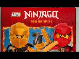 NEUE Lego Ninjago Stickeralbum Dragons Rising