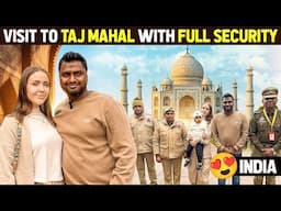 First Time at the Taj Mahal: A Dream Come True with My Wife😍