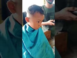 potong rambut perdana dengan mesin