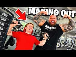 STRONGMAN MAXES OUT THE ENTIRE GYM! EDDIE HALL VS MAGNUS MITBØ! | WHOS STRONGER??