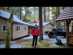 3 Cold Winter Days at My Cabin in the Woods