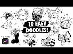 10 EASY Doodles to Draw in Procreate