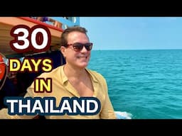 Cost Of Living, 30 Days Thailand!  Pattaya Thailand, Koh Larn Island.  Expat retired minimalist