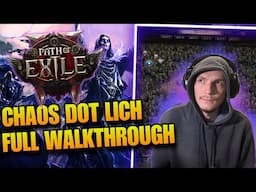 Explaining EVERYTHING In POE 2 - Essence Drain Lich Build Full Campaign Walkthrough