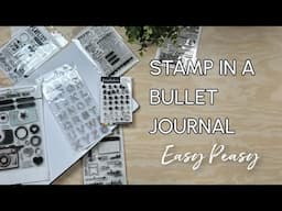 Mastering Stamp Techniques for Your Bullet Journal