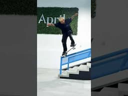 New APRIL Rail goes 🩵😮‍💨 #skateboarding