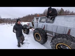 Доработали и испытали Уникальный вездеход Арктика