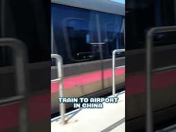 Inside City trains in China! China trains are fast, clean, and on time #shorts #chinaMetro #jiaodong