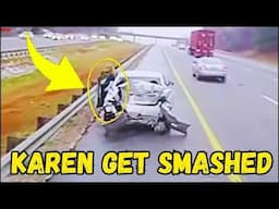 A Day in The Life of an American Truck Driver - Road Rage, Brake Check, Car Crash, Instant Karma USA