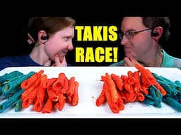 ASMR TAKIS RACE MUKBANG EATING SOUNDS