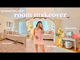 ULTIMATE AESTHETIC ROOM MAKEOVER 🩰🌟 *iconic* pinterest inspired transformation