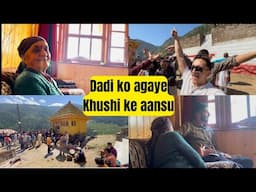 Dadi ko mujhse mil kr aagaye khushi ke aansu 🥹😋 Itna lamba safar itne kam time mai 😅🤪