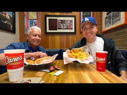 My Dad’s First Time At Raising Canes!