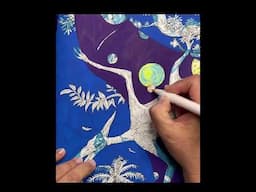 Coloring with Arrtx Acrylic Brush Markers #arrtxacrylicmarkers