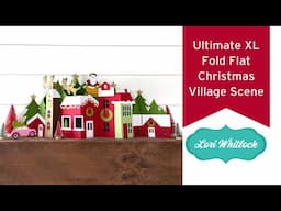 Ultimate XL Fold Flat Christmas Village Scene