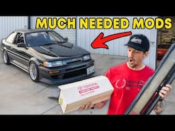 My Project JDM AE86 FIRST MODS in 13 YEARS!!