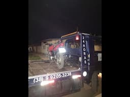 Adolescente se complica após transitar com motocicleta furtada