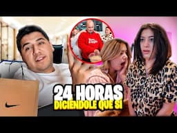 24 HRS DICIÉNDOLE QUE SI A ALAN😰 | Hermanas JM