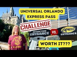 Universal Orlando Express Pass worth it challenge?  Crowded day Express Pass vs. Stand by line