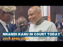 Mazi Nnamdi Kanu's Court Hearing Begins with Heavy Legal Firepower: 6 SANs for MNK, 3 for FG