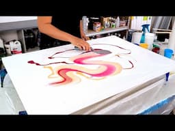 WOW! This one is So DREAMY! - Pretty Pinks - Dream Cloud Series - Acrylic Pouring