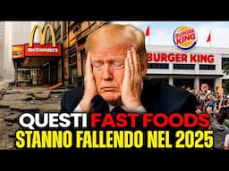 15 Catene di Fast Food SULL'ORLO della Bancarotta — La tua preferita sopravviverà?
