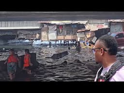 This bridge is home for them | Poorest of the poor in Manila | walk through the slums of Happy land