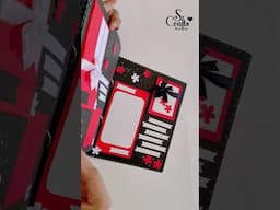 handmade scrapbook ideas - birthday card ideas  paper craft anniversary scrapbook ideas #shorts