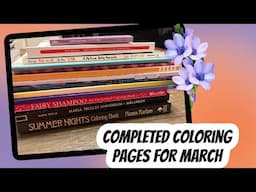 My Completed Coloring pages / March 2025