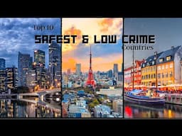 Top 10 Safest Countries according to Peace Index Ranking 2023 | Low Crime Countries