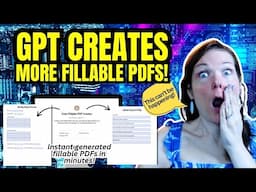 How to Create Fillable PDFs with ChatGPT: Cute Fillable GPT Creator DEMO