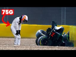 What Happens When F1 Drivers Crash at 75G?