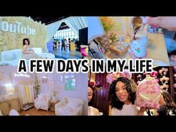MOM VLOG | LEAVING SISSY, SPRING DECOR, DISNEYLAND, CURLYCON, SHOPPING + MORE!
