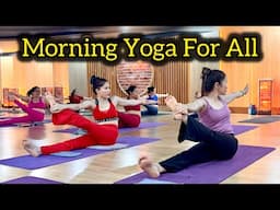 1 Hrs Morning Vinyasa Flow Yoga For All 13/04/25 #morningyoga #yogasouvik #vinyasaflowyoga