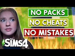 the sims 4 but i'm building on HARD MODE