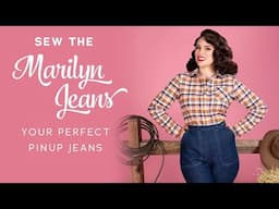 Sew the Marilyn Jeans from Charm Patterns!