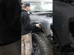 Rolled Over 2022 Ford Bronco Crazy Rebuild #ford #fordbronco #shorts