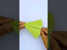 Easy paper crafts - diy paper airplane that can flies #crafts #papercraft #shorts #reels