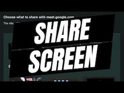 How To Share Screen On Google Meet - Full Guide