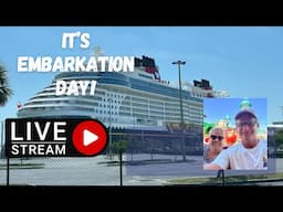 🔴LIVE: Disney Fantasy Embarkation Day | Disney Cruise Line | 5/1/2025